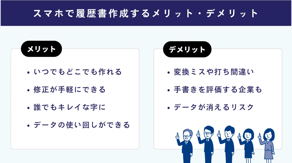スマホ作成ってどうなの?メリットと注意点