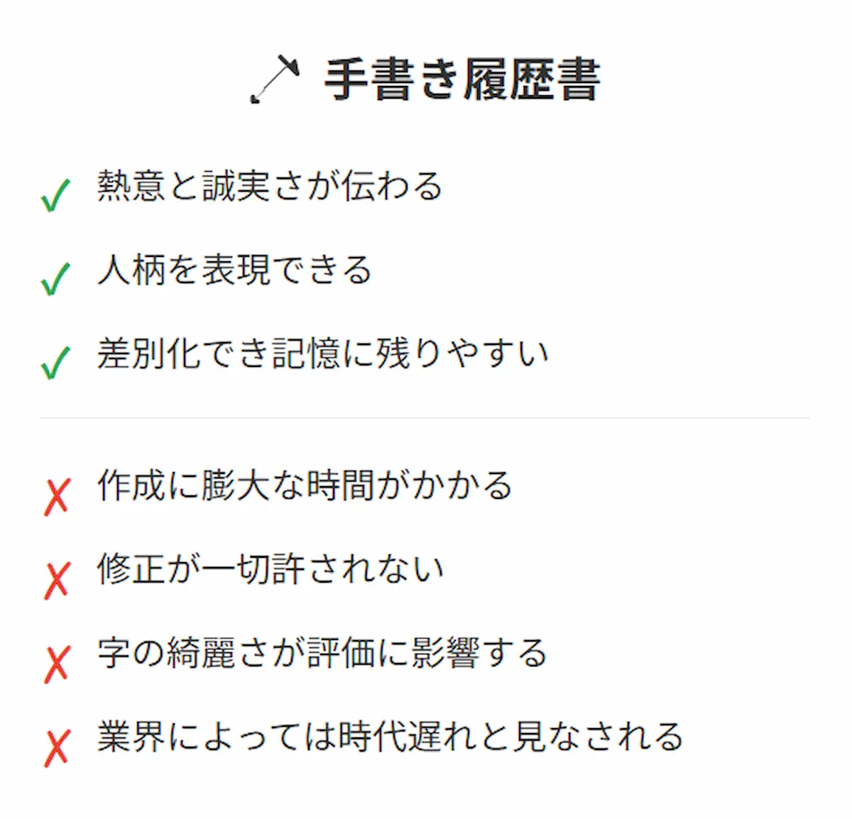手書き履歴書:「熱意」と「人柄」で勝負する伝統的アプローチ