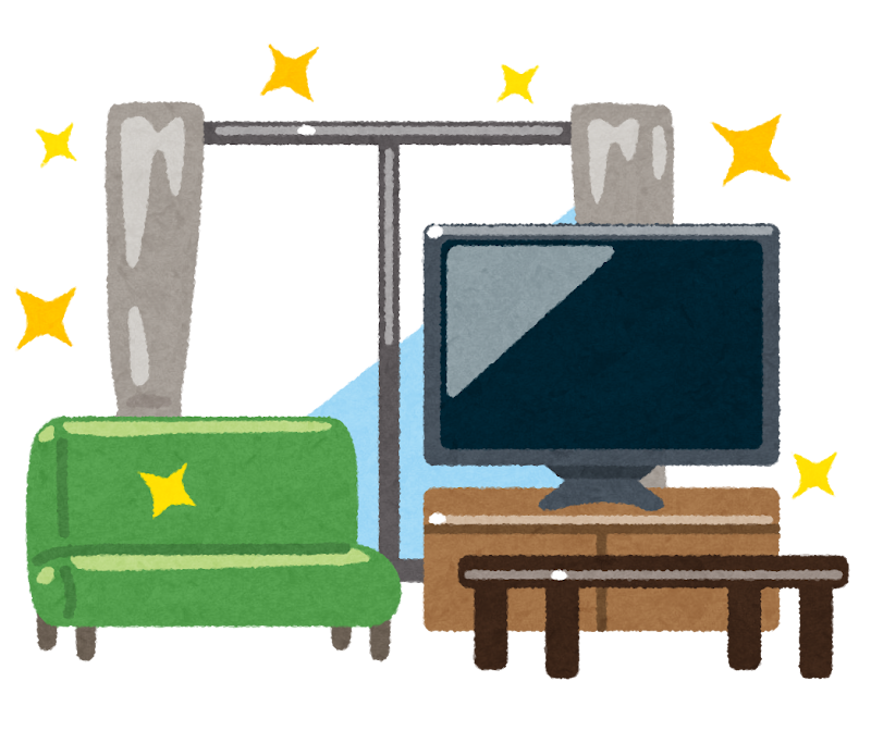 整理された部屋の背景