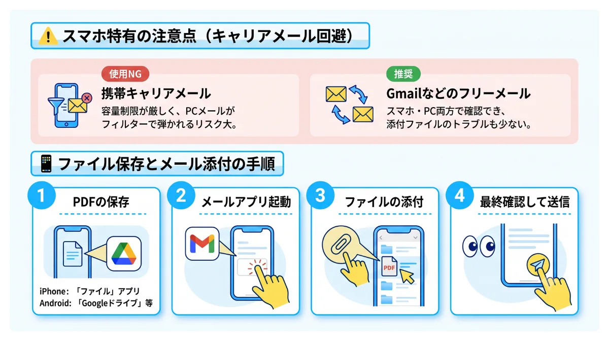 スマホで完結！iPhone/Androidからの送り方ガイド