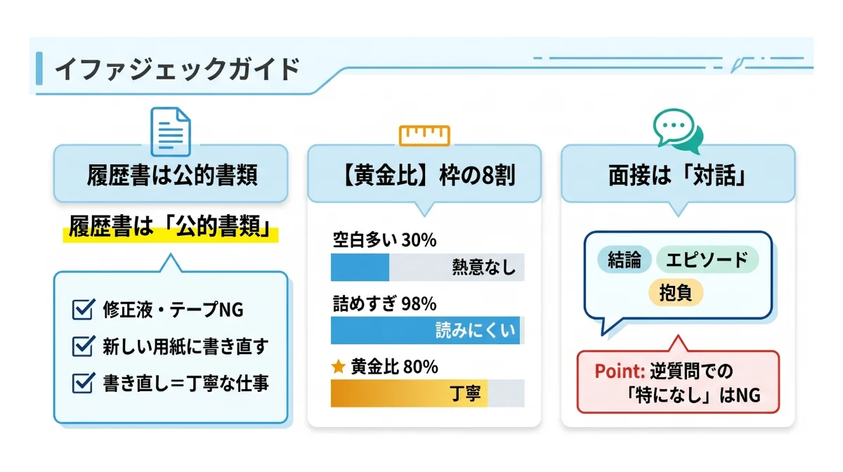 履歴書・ES作成と面接対策