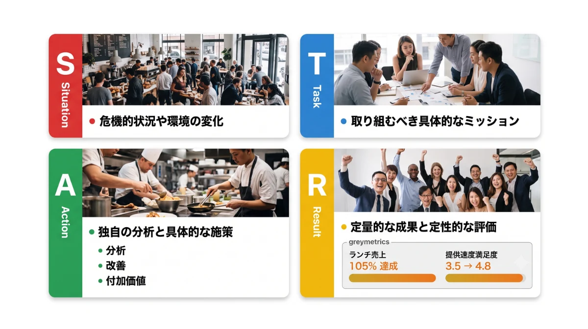 実績は「STARメソッド」でプロセスまで語る