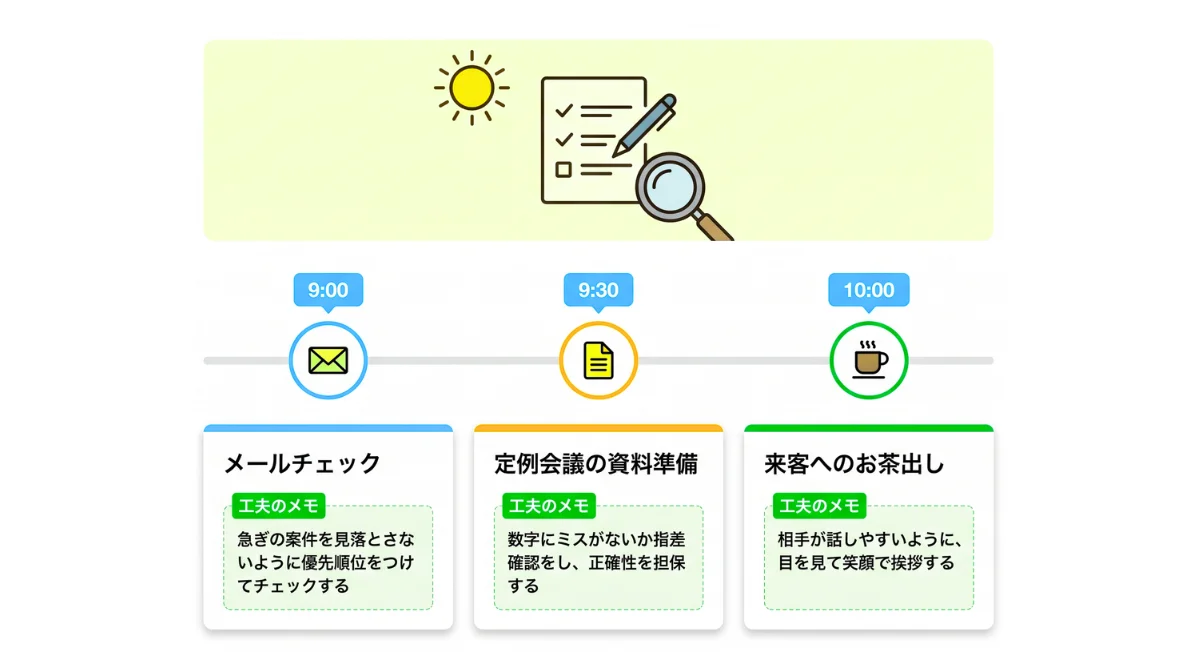 ステップ2：「朝から晩まで」マイクロタスク棚卸し法