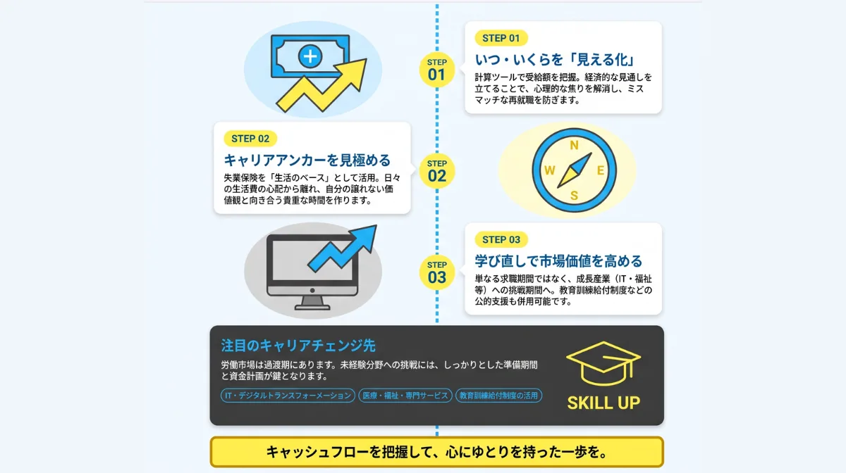 退職後の不安を和らげ、次のステップへ進むために