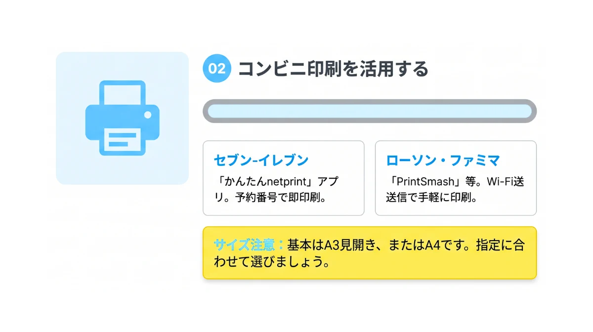 家にプリンターがない場合の「コンビニ印刷」活用法